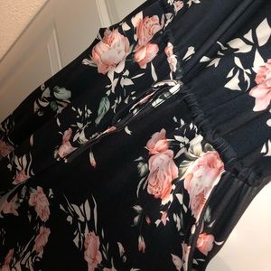 Long Floral romper